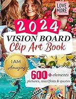 Algopix Similar Product 7 - Vision Board Clip Art Book Create Your