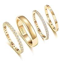 Algopix Similar Product 3 - EXGOX Gold Rings for Women Dainty