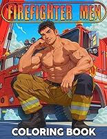 Algopix Similar Product 15 - Firefighter Men Coloring Book Powerful