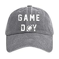 Algopix Similar Product 6 - QianmianT Vintage Baseball Cap Game Day