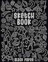 Algopix Similar Product 15 - Space Sketch Book Black Paper