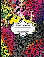 Algopix Similar Product 20 - Composition Notebook  Neon Leopard