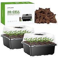 Algopix Similar Product 14 - Seed Starter Tray Grow Sponges 40