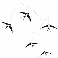 Algopix Similar Product 9 - 5 Flying Swallows Hanging Mobile  24