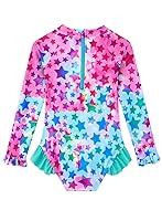 Algopix Similar Product 12 - Toddler Girl Swimsuit Long Sleeve