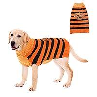 Algopix Similar Product 18 - NACOCO Dog Halloween Pumpkin Sweater 