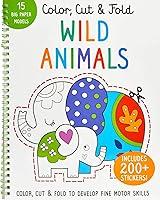 Algopix Similar Product 18 - Color Cut and Fold Wild Animals