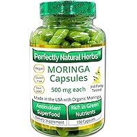 Algopix Similar Product 11 - 150 Moringa Capsules Made With USDA