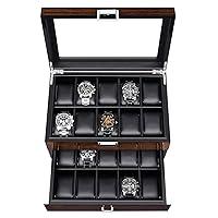 Algopix Similar Product 10 - BEWISHOME Watch Box 20 Slots Watch