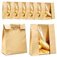 Algopix Similar Product 13 - 50 Pack Kraft Sourdough Bread Bags with