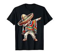 Algopix Similar Product 12 - Mexican Boy Dabbing Poncho Cinco de