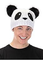 Algopix Similar Product 2 - elope Panda Knit Beanie Standard White