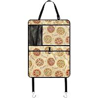 Algopix Similar Product 3 - Gredecor Back Seat Cover Retro Pizza