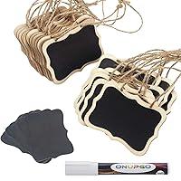 Algopix Similar Product 6 - ONUPGO 20 Pack Chalkboard Tags with