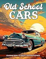 Algopix Similar Product 8 - Old School Cars Coloring Book