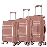 Algopix Similar Product 5 - 3 Piece Luggage Sets PP Lightweight