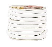 Algopix Similar Product 20 - Round Cowhide Genuine White Leather