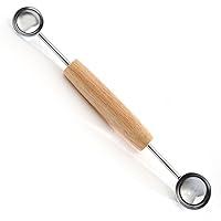 Algopix Similar Product 9 - Norpro Double Melon Baller wWood