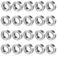 Algopix Similar Product 9 - uxcell 20pcs MR106ZZ 6mmx10mmx3mm
