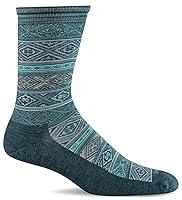 Algopix Similar Product 10 - Sockwell Womens Boho Crew Sock Blue