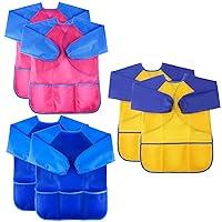 Algopix Similar Product 3 - Zkptops 6 Pack Kids Art Smocks