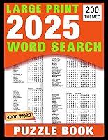 Algopix Similar Product 3 - 2025 Word Search Puzzle Book Large