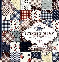 Algopix Similar Product 20 - Patchwork of the Heart  Adult Coloring