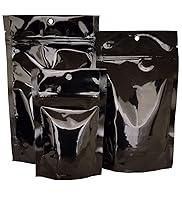 Algopix Similar Product 11 - PackFreshUSA Black Stand Up Pouches