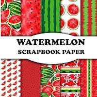 Algopix Similar Product 19 - Watermelon Scrapbook Paper 20 Double