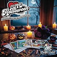 Algopix Similar Product 12 - Cute Halloween A Coloring Book for