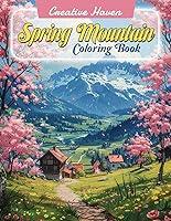 Algopix Similar Product 6 - Creative Haven Spring Mountain Coloring