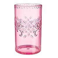 Algopix Similar Product 17 - Amscan Pink Floral Highball Debossed