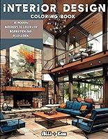 Algopix Similar Product 18 - Interior Design Coloring Book For