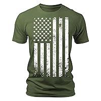 Algopix Similar Product 4 - Patriotic TShirts Mens Golf Shirts