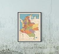 Algopix Similar Product 6 - MapWall Colombia  Political