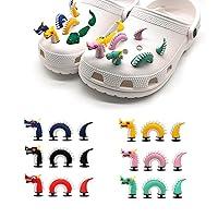 Algopix Similar Product 13 - 6PCS Shoe Decoration Charms 3D Dragon