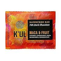 Algopix Similar Product 11 - KUL CHOCOLATE Stamina Dark Chocolate