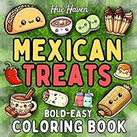 Algopix Similar Product 19 - Mexican Treats Bold and Easy Coloring