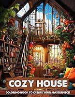 Algopix Similar Product 6 - Cozy House Coloring Book Features