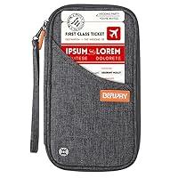 Algopix Similar Product 10 - defway Passport Holder Travel Wallet 