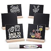 Algopix Similar Product 3 - ONUPGO Chalkboard Signs with Wood Base