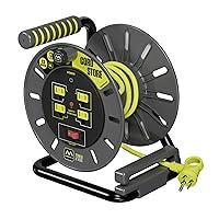 Algopix Similar Product 7 - Masterplug 3ft Cord Reel Retractable