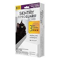 Algopix Similar Product 6 - SENTRY Fiproguard for Cats Flea and