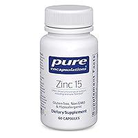 Algopix Similar Product 5 - Pure Encapsulations Zinc 15 mg  Zinc