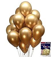 Algopix Similar Product 11 - Fayoo Gold Balloons 12 Gold Metallic
