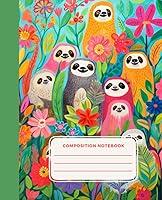 Algopix Similar Product 2 - Slothful Jungle Adventures Grid Paper