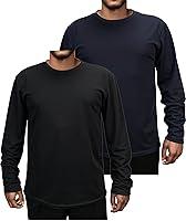 Algopix Similar Product 13 - 2 Pack Men Long Sleeve T Shirts Quick