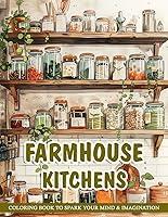 Algopix Similar Product 9 - Farmhouse Kitchens Coloring Book for