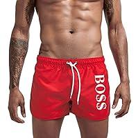 Algopix Similar Product 5 - Funsweat Men Swim Trunks Quick Dry