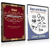 Algopix Similar Product 17 - Sign Clipart Design Elements Scrolls